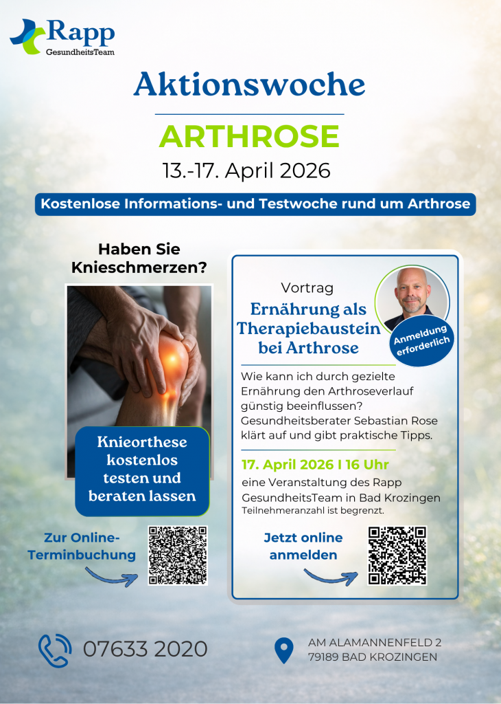 Flyer Aktionswoche Arthrose April 2026